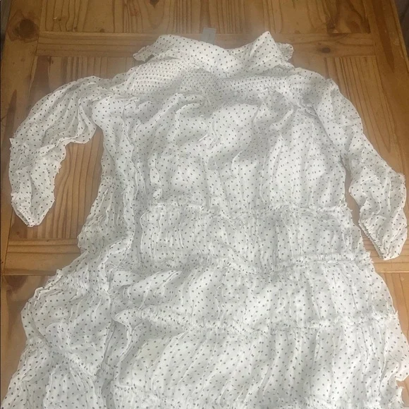 Anthropologie Long-Sleeve Smocked Tiered Maxi Dress - Picture 9 of 14